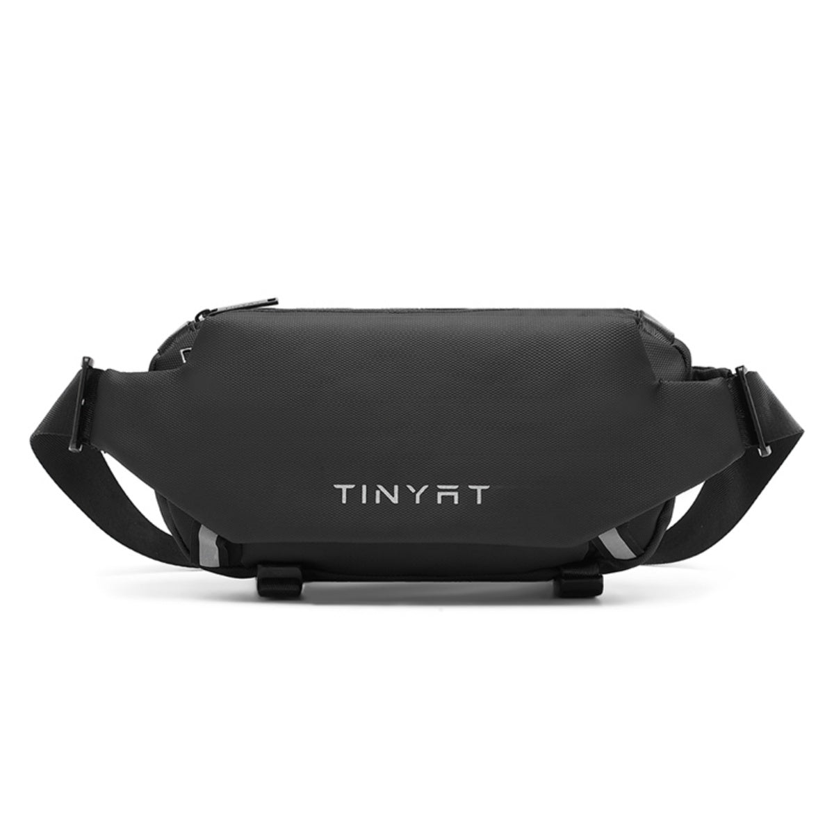Tinyat Crossbody Bag for Men Black Sling Bag Anti Theft Waterproof Shoulder Fanny Pack for Outdoor Travel Hiking