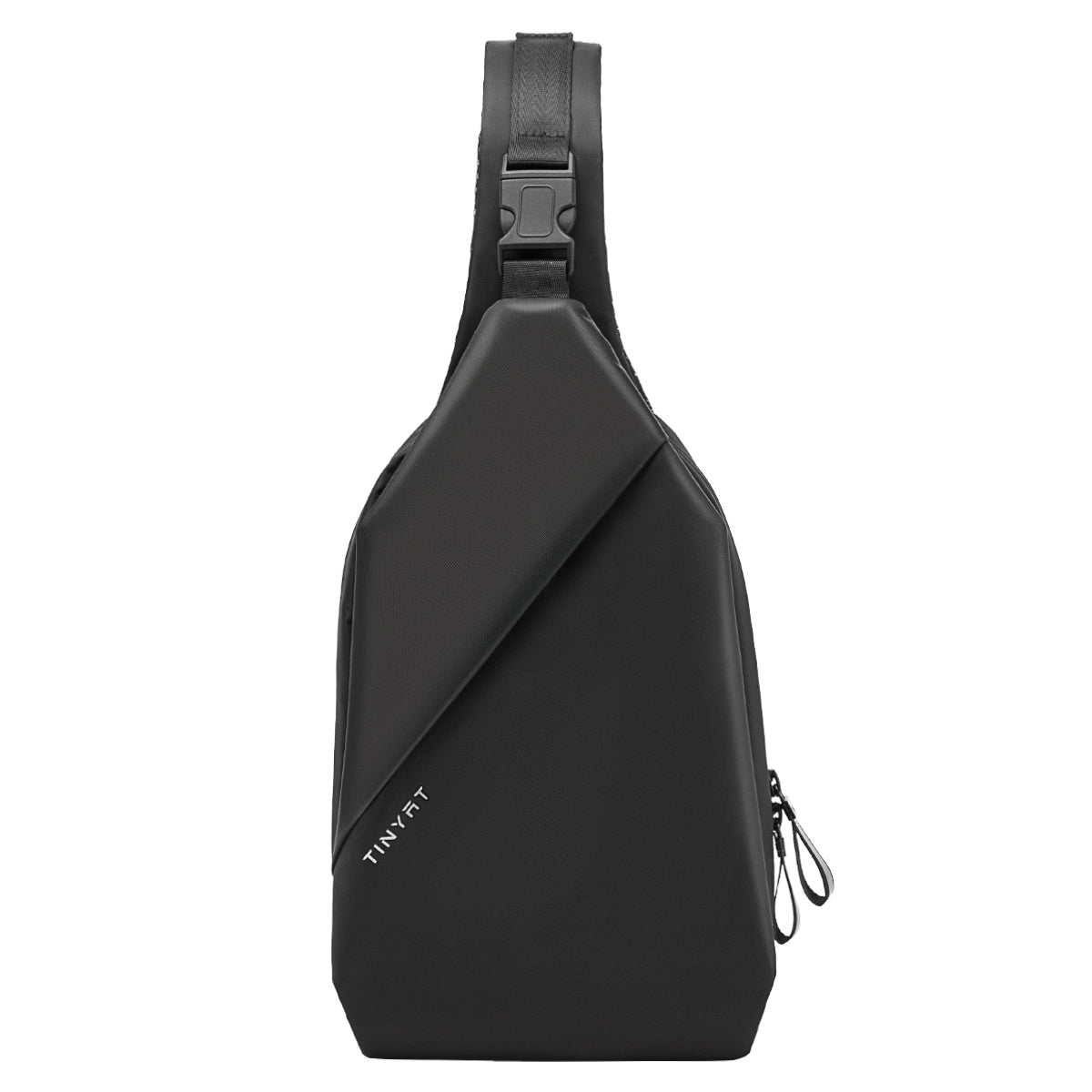 Tinyat Mens Chest Pack Sling Bag Waterproof Crossbody Backpack Anti Theft Daypack Bag Gray