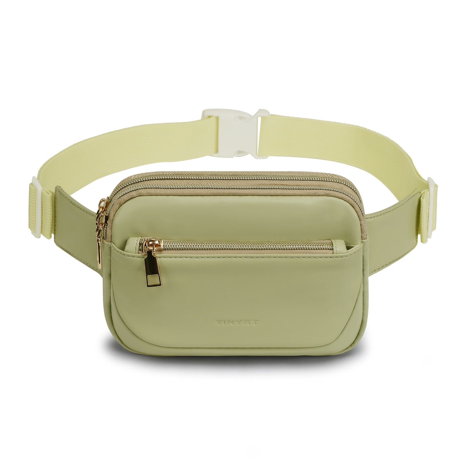 Tinyat Fanny Packs for Women Black Crossbody Bags Belt Bag Waist Pack for Outdoors Workout Traveling Casual Running Hiking Cycling