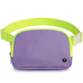 TINYAT Fanny Pack for Women 3 Zipper Pockets Waist Bag Waterproof Belt Bag Purse for Walking Shopping