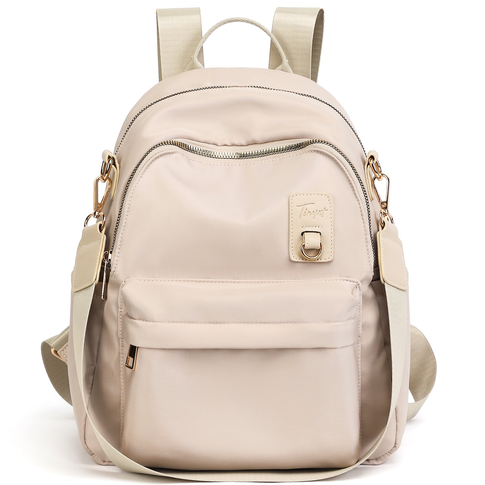 Tinyat Backpack for Women Shoulders Bag Convertible Ladies Bags Waterproof for Travel Concert and Daily Use
