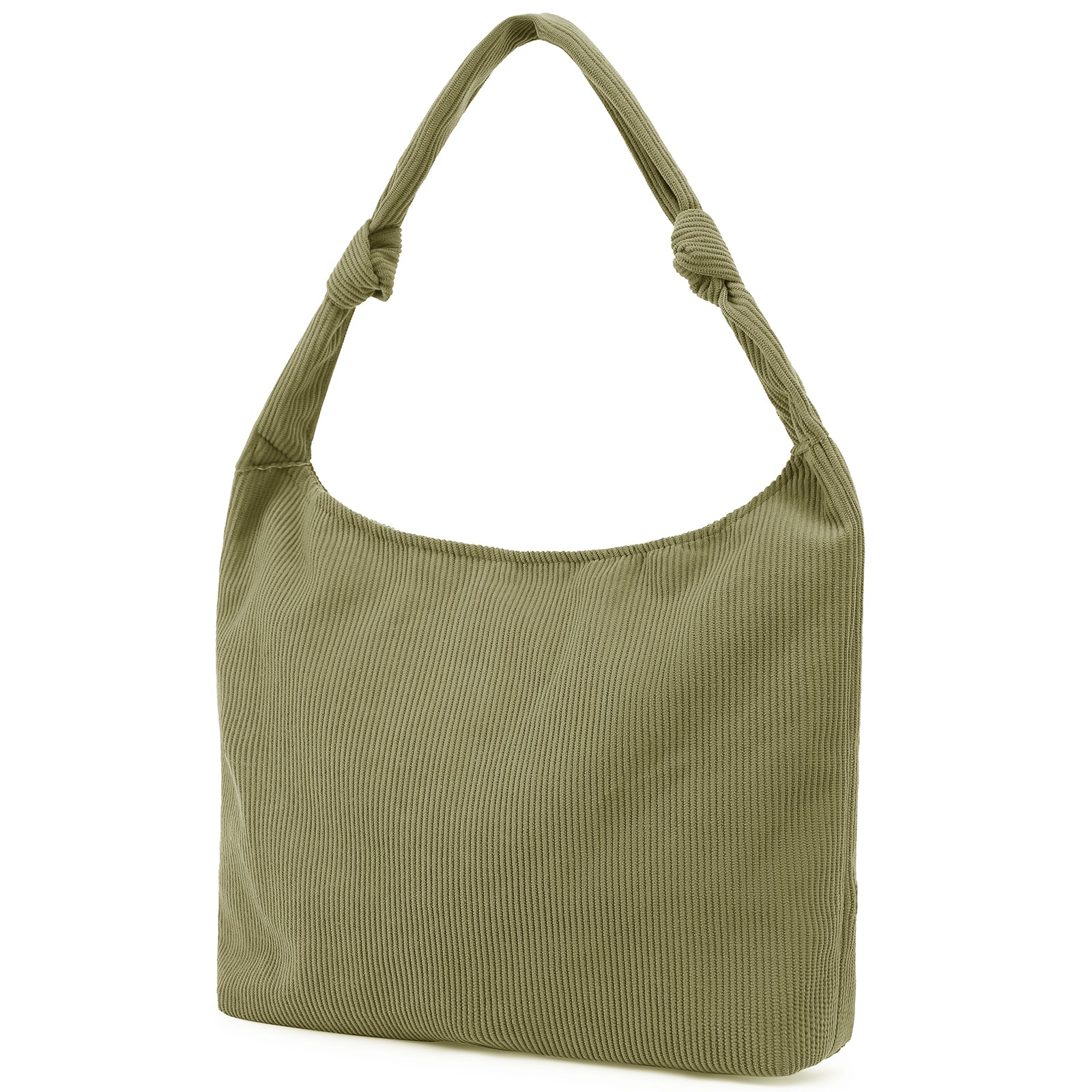 Tinyat Corduroy Tote Bag for Women Lightweight Versatile Handbag for Work Travel Everyday Use
